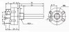 Switch rotary 4 pos 3 poles 24mm
