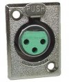 Jack - XLR female D3F Switchcraft