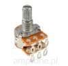 Potentiometer stereo 2x10k/B linear panel, standard