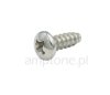 Wkręt do blachy, niklowany 3,5 x 10mm