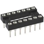 Socket precision DIL14