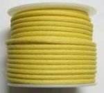 Wire solid core yellow 20AWG (0,55mm2)
