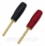 Speaker plug, stright, pin Gold G33 (2pcs)