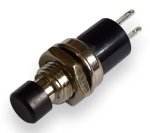 Push Button Switch R18 black NO Momentary