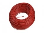 Wire copper red 20AWG (0,75mm2)