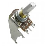 Potencjometr Fender 100k/C rev-log Snap-in, oś typu D