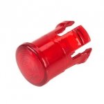 Oprawka LED soczewka czerwona 5mm
