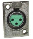 Gniazdo XLR żeńskie D3F Switchcraft