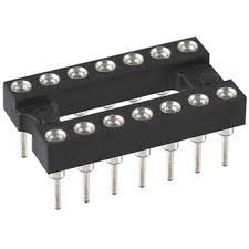 Socket precision DIL14