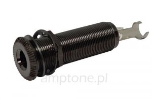 Jack 6,3mm Mono Endpin, ST Professional, black chrome