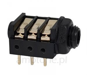 Jack 6,3mm stereo, ST Professional, PCB