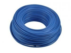 Wire copper blue 22AWG (0,35mm2)