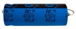 Capacitor 80uF 450V axial Illinois