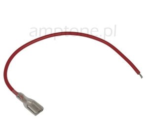 Wire with connector female 6,3mm