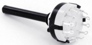 Switch rotary 3 pos 4 poles 24mm