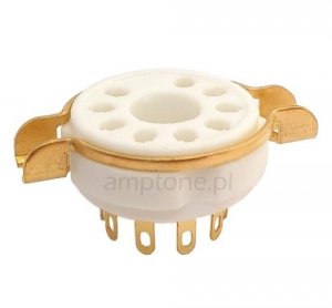 Socket 9 Pin Magnoval Gold