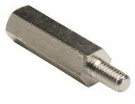 Standoff Brass/Ni M3 x 15mm
