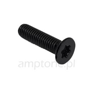 Countersunk screw, torx M5x20, zinc, black