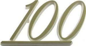 Logo Marshall, Gold lettering, 100