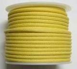 Kabel vintage żółty solid core (0,55mm2)