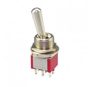 Przełącznik DPDT M202R mini LL (gwint M12)