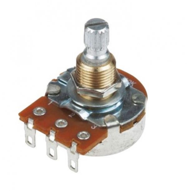 Guitar Potentiometer Bourns 25k/A log 6mm