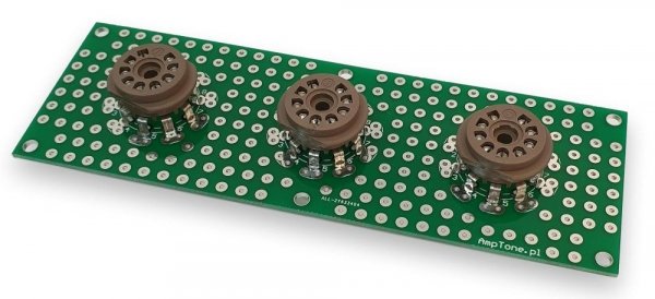 PCB board for sockets 3xNoval