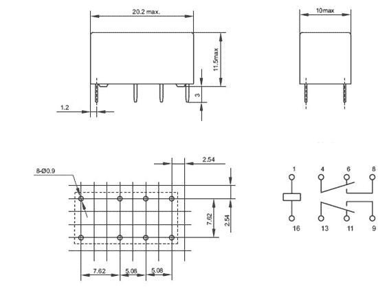 Relay Omron G5V2-5 5V
