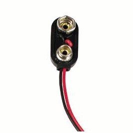 Battery clip straight