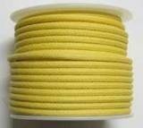 Wire solid core yellow 20AWG (0,55mm2)