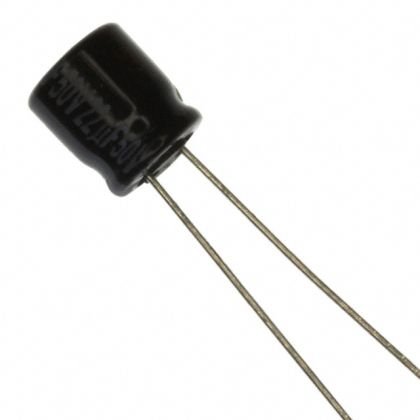 Capacitor 2,2uF 50V Panasonic KA (low profile))