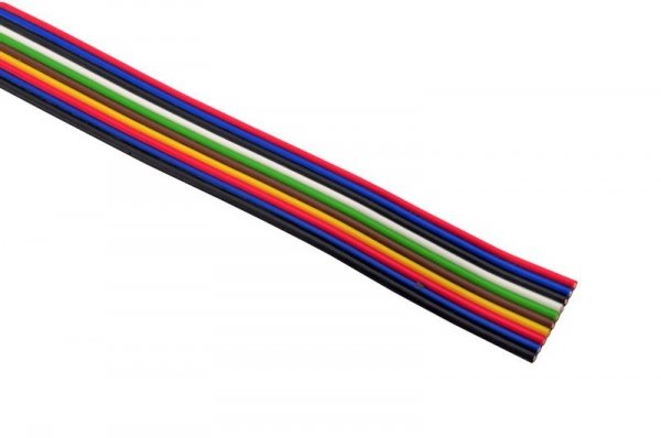 Wire stranded 28AWG (8x0,12mm2) multicolour