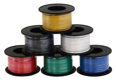 Wire stranded 24AWG (0,25mm2) green