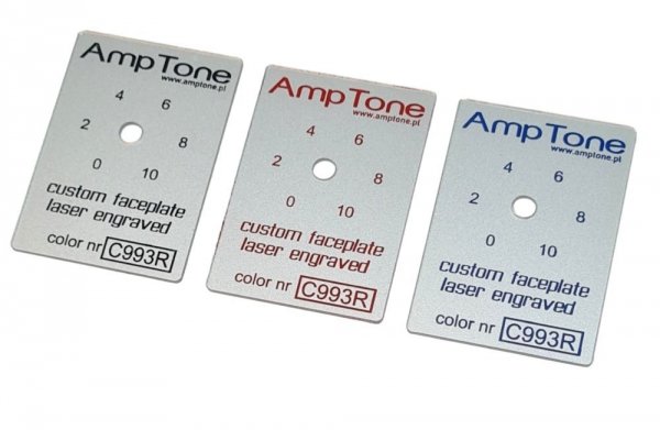 Custom Shop Laser-Engraver - panel/faceplate - Reverse