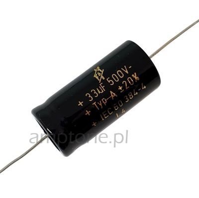 Electrolityc capacitor 33uF 500V F&amp;T