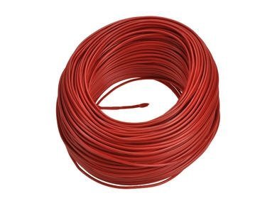 Wire copper red 20AWG (0,75mm2)