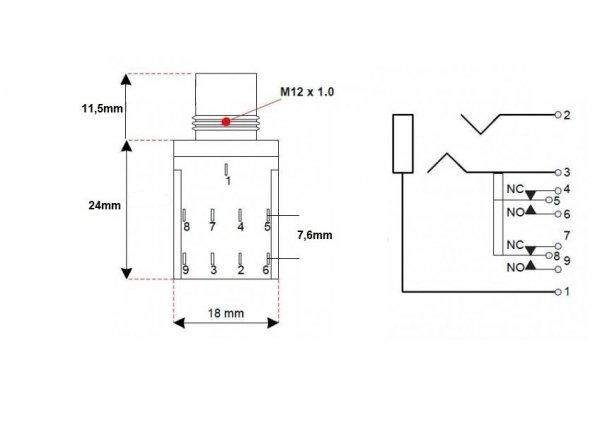 Jack 6,3mm Stereo Fender style type2