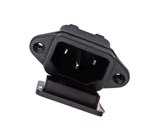 Power jack IEC with a rubber sealent