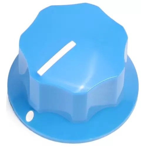 Knob MXR style, light blue