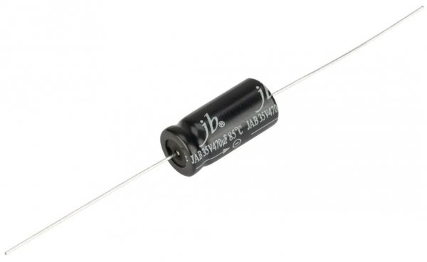 JB capacitor 100uF 63V JAB axial
