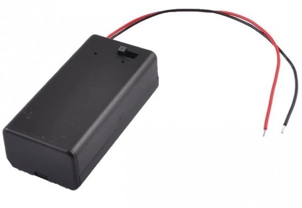 Battery holder 9V with switch