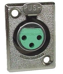 Jack - XLR female D3F Switchcraft