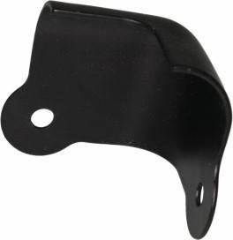 Corner black 2 hole, 18 gauge