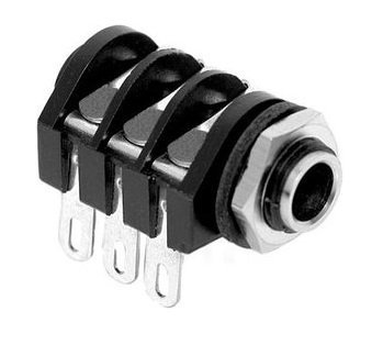 Jack 6,5mm stereo Amphenol MHS
