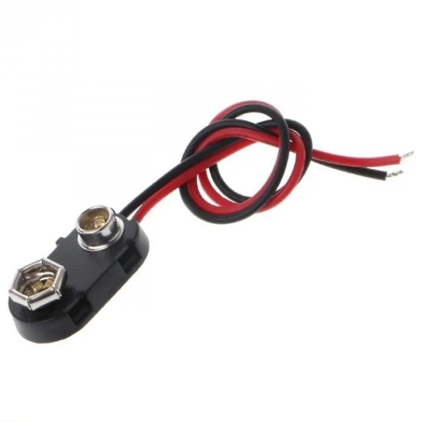 Battery clip straight