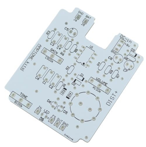 Płytka PCB do efektu gitarowego - &quot;dist+&quot;
