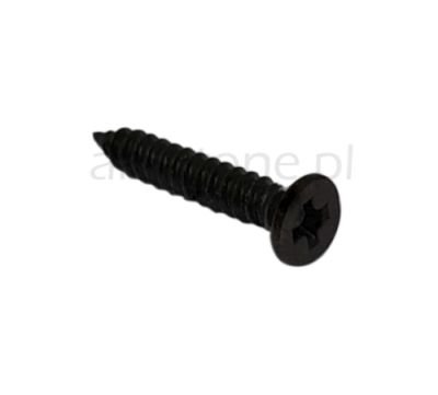 Wkręt stożkowy 2,5 x 15mm czarny