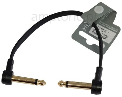 Kabel do łączenia efektów, patch AH, Gold, 15cm
