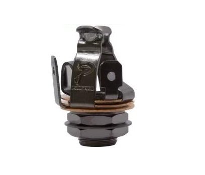 Gniazdo Jack 6,3mm Pure Tone stereo Black Nickel