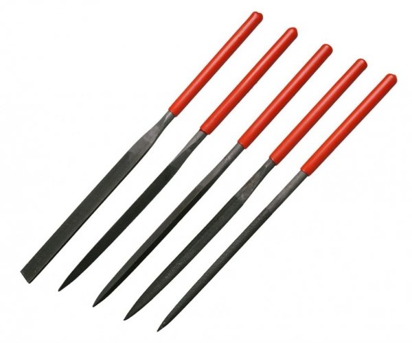 Zestaw pilników 5szt 180mm
